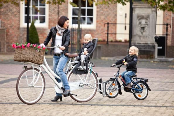 Velo avec 2 porte bebe outlet